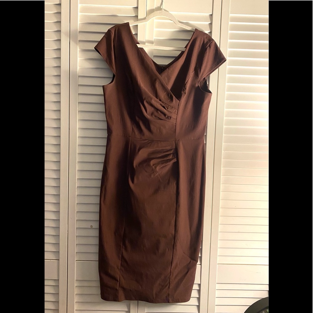 Brown dress- very comfortable and stretchy - 2XL
